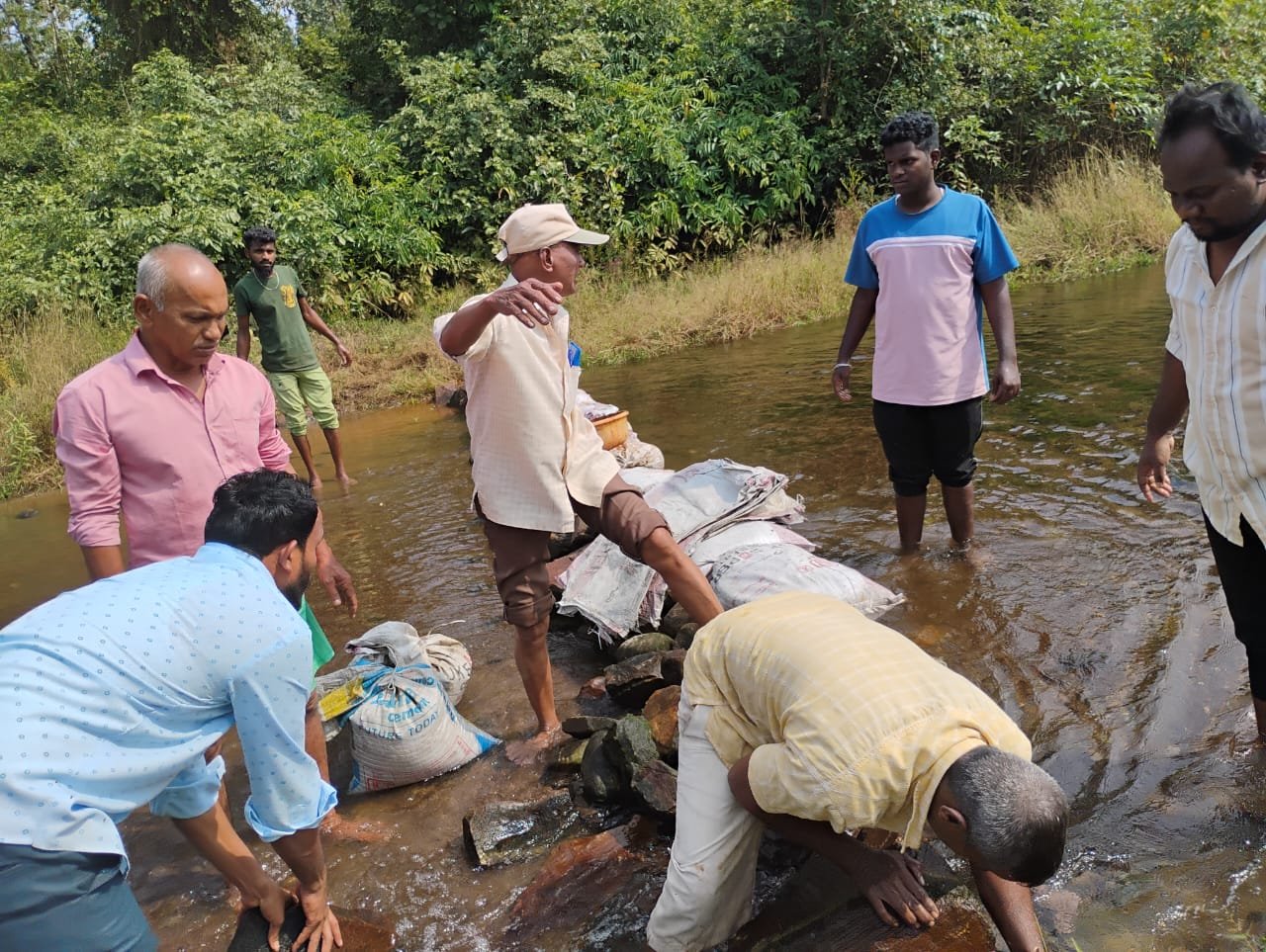 बंधारा बांधकाम